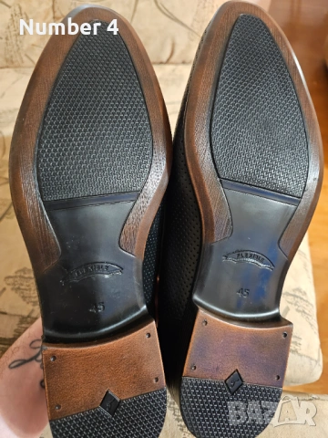 Кожени мокасини SHARP, снимка 2 - Мокасини - 53974270