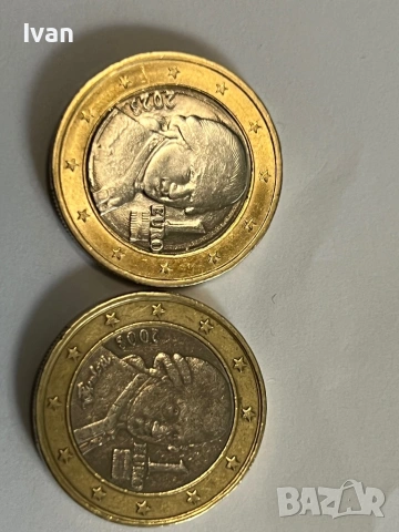 1 € дефект, снимка 3 - Нумизматика и бонистика - 54163430