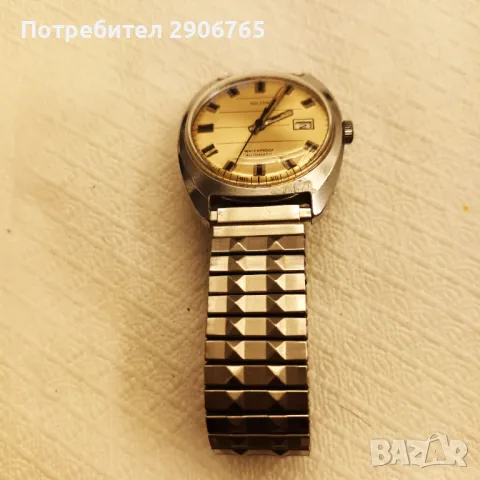 Часовник Kelton автомат TIMEX с дата работещ, снимка 5 - Антикварни и старинни предмети - 49312699