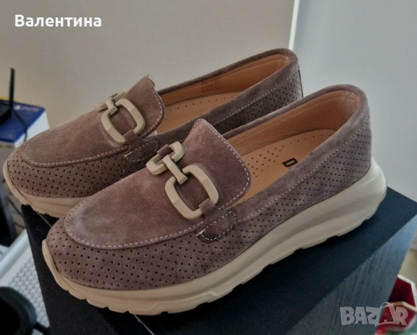 Дамски мокасини естествен велур и естествена кожа 36 номер, снимка 5 - Дамски ежедневни обувки - 51875083