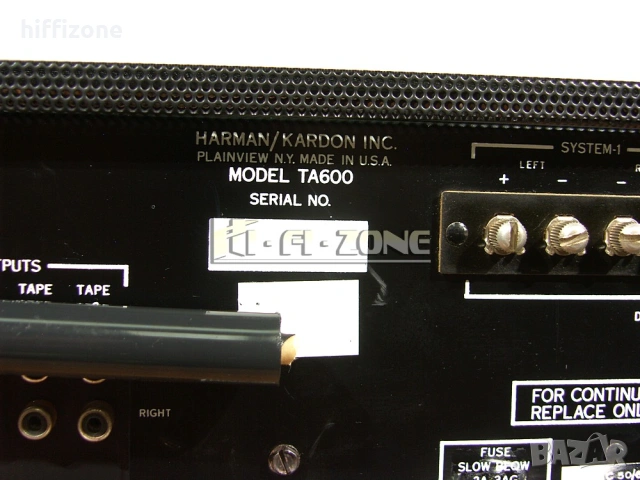 Ресивър   Harman/kardon ta600 / , снимка 9 - Ресийвъри, усилватели, смесителни пултове - 54054199