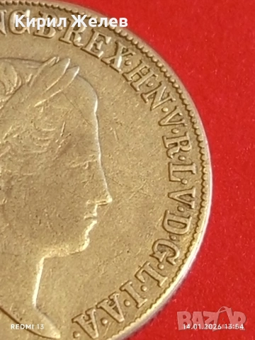 Сребърна монета 20 кройцера 1844г. Фердинанд първи Унгария Будапеща за КОЛЕКЦИЯ 52960, снимка 11 - Нумизматика и бонистика - 53096104