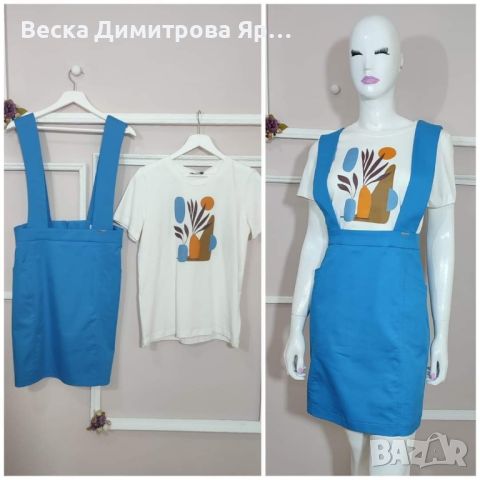 Дамски комплект - сукман и тениска, снимка 2 - Комплекти - 45684607