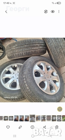 Продавам гуми и джанти за Peugeot 15 цола 195 65 15 цена 210 евро , снимка 4 - Гуми и джанти - 53757224