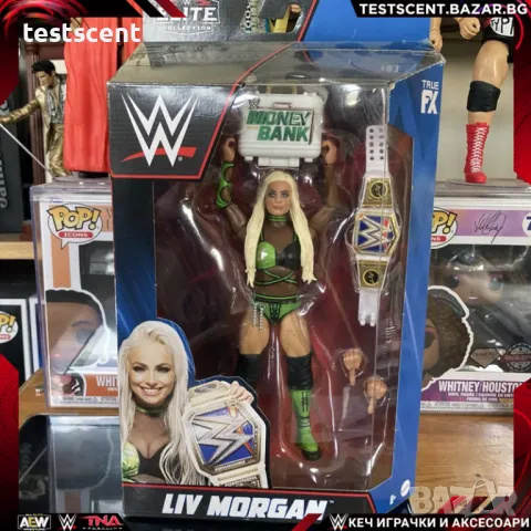 Екшън фигура WWE Liv Morgan Лив Морган Mattel Elite Series 103 играчка figure, снимка 1 - Колекции - 48925231