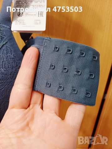 Сив сутиен Triumph 90 E нов, снимка 6 - Бельо - 54138666