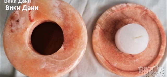 лечебни Лампи от стругован минерал жълт и червен яспис, снимка 11 - Декорация за дома - 31936877