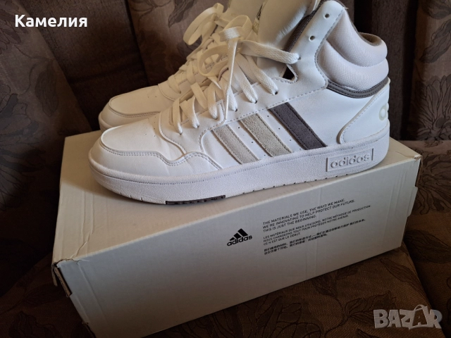 Продавам кецове Adidas hoops 3.0 MID, снимка 3 - Кецове - 52371020