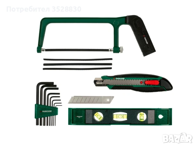 Метален куфар с акумулаторна отвертка PARKSIDE PWBM A1, с отвертка PAS D7, 1,5Ah, 4V, 92 части , снимка 6 - Други инструменти - 53148619