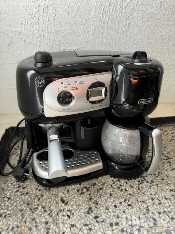 Комбинирана Кафемашина DELONGHI 2 в 1 - Еспресо + Шварц Кафе, Кафеварка BCO264.1, 15bar, 1750W!, снимка 1 - Кафемашини - 47244027