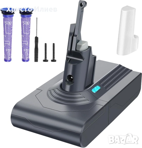 Резервна батерия за прахосмукачка Dyson V6 V7 V8 V10 6000mAh 