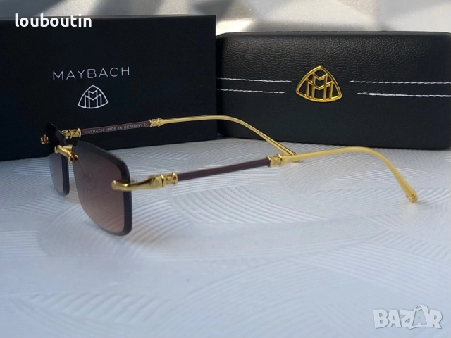 Мъжки слънчеви очила правоъгълни 3 цвята Maybach, снимка 13 - Слънчеви и диоптрични очила - 51706540