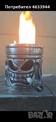 Ръчноизработени пепелници от автомобилни/тирови бутала, снимка 6 - Части - 52555744