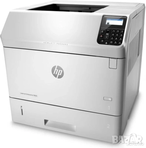 Лазерен Принтер HP LaserJet Enterprise M605dn PCL6 с две нови касети за по 25000 копия laser printer