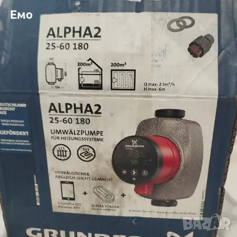 циркулационна помпа Grundfos Alfa 2 25-60 180, снимка 5 - Други инструменти - 48432838