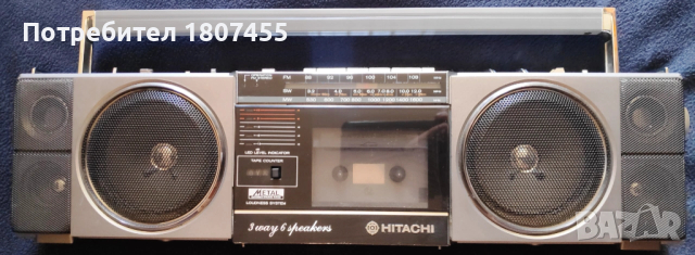 Hitachi TRK-6701W, снимка 3 - Радиокасетофони, транзистори - 54168924