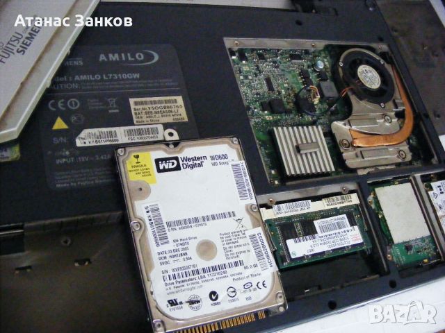 Работещ лаптоп за части Fujitsu AMILO L7310, снимка 12 - Части за лаптопи - 45759796