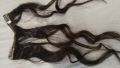 Екстеншъни от естествена коса / кичури , снимка 1 - Аксесоари за коса - 45711273