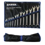 Комплект звездогаечни тресчотни ключове 8 – 32 мм 13 части Hawek, снимка 2