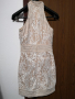 Дамска официална рокля в телесен цвят , снимка 2