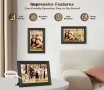 10.1" Smart Цифрова рамка за снимки дигитална фоторамка 1280х800 HD IPS сензорен екран, снимка 6