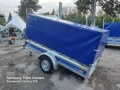 Туристическо, самосвално ремарке VESTA LIGHT 25 с брезент и шпригли Н120, снимка 11