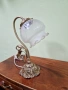 Уникална антикварна английска бронзова настолна лампа Арт Деко , снимка 4