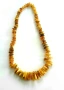 Колиета от естествен масивен кехлибар. Кехлибарена огърлица - 95 броя, снимка 4