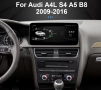 Мултимедия, за Audi A4, A4L, A5, B8, Двоен дин, Android, 10.25", навигация, Андроид, MMI, дисплей, снимка 2
