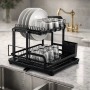 Сушилник за съдове с оттичане на водата, XXL, снимка 1