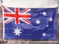 Знаме Астралия Сидни континент кенгуру аборигени бумеранг риби корали, снимка 1