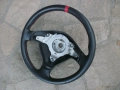 Волан, трилъчев, спортен - оригинален Аudi A3 - с дупчена кожа ! , снимка 3