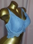 Hunkemoller 80 F Син дантелен сутиен , снимка 2