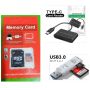 SD СД карта памет в комплект с два хъба за телефон и usb, снимка 1 - Карти памет - 45335702
