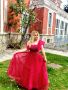 Бална рокля,официална червена размер S,M, снимка 1 - Рокли - 45530374
