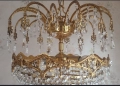 Антикварен кристален полилей , снимка 8