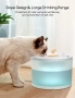 Автоматичен фонтан за вода за котки с безжична помпа, 2.2 литра, снимка 1