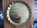 Метална Табела Heineken бира Хайнекен капачка бутилка голяма Премиум, снимка 3