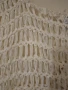 Нов дамски бял мрежест плетен потник S M размер, снимка 3