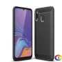 Samsung Galaxy A40 Удароустойчив Carbon Fiber Калъф и Протектор, снимка 1