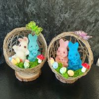 Великденски сапунени зайчета, снимка 4 - Декорация за дома - 45420474