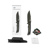 Нож с фиксирано острие Oknife Fortitude - Зелен D2 стомана с покритие Ceracote, снимка 8 - Ножове - 45008161