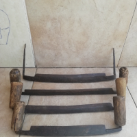 Рукани, ръчно кован нож за белене на дърва., снимка 1 - Антикварни и старинни предмети - 34349304