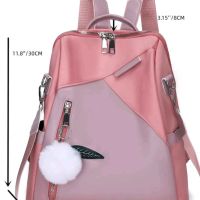 Розова непромокаема раница /чанта,с една преграда, снимка 2 - Раници - 45556898