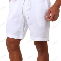 Нов стил мъжки къси три четвърти ежедневни панталони с шнур, 9цвята , снимка 6 - Къси панталони - 45163464
