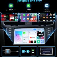 Wireless Carplay Magic Box Adapter с Netflix YouTube Tiktok, LED безжичен Android Aut, снимка 3 - Аксесоари и консумативи - 45853458