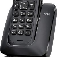 Безжичен телефон Gigaset A116. Черно, снимка 3 - Стационарни телефони и факсове - 45360544