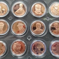 Пълен лот медни монети БНБ от серия Български творци, снимка 3 - Нумизматика и бонистика - 45545848