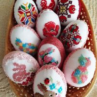 Яйца с бродерии, шевици, Великден, снимка 14 - Декорация за дома - 45088338