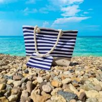 Чанта за плажа + несесер / Плажна чанта, снимка 4 - Чанти - 40791098